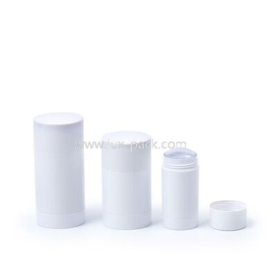 15g 30g 50g 75g PP Plastica Twist Up Deodorante Stick Contenitore Riutilizzabile Crema Solare Stick Tubo Cosmetico di Imballaggio per balsamo per il corpo
