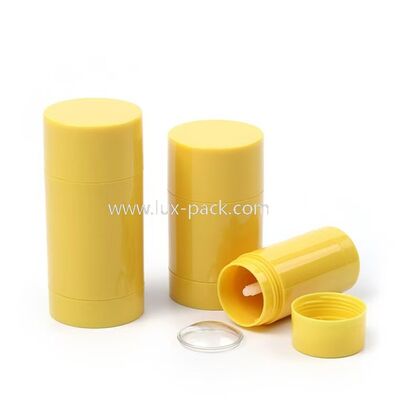 15g 30g 50g 75g PP Plastica Twist Up Deodorante Stick Contenitore Riutilizzabile Crema Solare Stick Tubo Cosmetico di Imballaggio per balsamo per il corpo