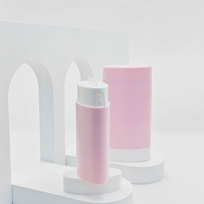 Contenitore per stick deodorante piatto oblungo da 40 g con riempimento dall'alto in plastica PP caricamento dall'alto sostituibile