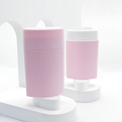 Contenitore per stick deodorante piatto oblungo da 40 g con riempimento dall'alto in plastica PP caricamento dall'alto sostituibile