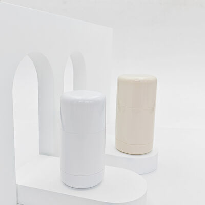 Contenitore di balsamo per deodorante vuoto rotondo solido bottiglia di balsamo 30g 50g riutilizzabile conchiglia esterna ricaricabile interna