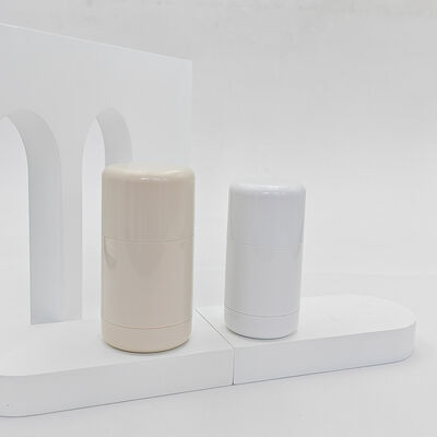 Contenitore di balsamo per deodorante vuoto rotondo solido bottiglia di balsamo 30g 50g riutilizzabile conchiglia esterna ricaricabile interna