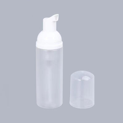 50ml Set di flaconi con pompa in schiuma nera da 32 mm, dispenser di sapone schiumogeno per bagnoschiuma e detergente viso