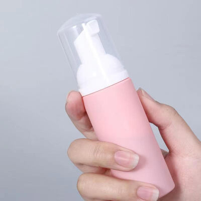 50ml Set di flaconi con pompa in schiuma nera da 32 mm, dispenser di sapone schiumogeno per bagnoschiuma e detergente viso