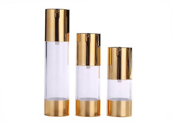 15 ml 30 ml 50 ml Pompa di plastica senza aria Vaso Cosmetico Bottiglia a prova di perdite Controllata Disponibilità Crema Lozione Imballaggio