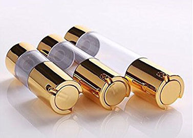 15 ml 30 ml 50 ml Pompa di plastica senza aria Vaso Cosmetico Bottiglia a prova di perdite Controllata Disponibilità Crema Lozione Imballaggio
