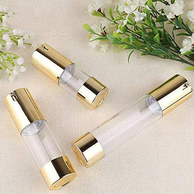 15 ml 30 ml 50 ml Pompa di plastica senza aria Vaso Cosmetico Bottiglia a prova di perdite Controllata Disponibilità Crema Lozione Imballaggio