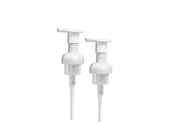 Pompa schiuma per pulizia viso 30mm 40mm, dispenser in plastica PP con molla interna