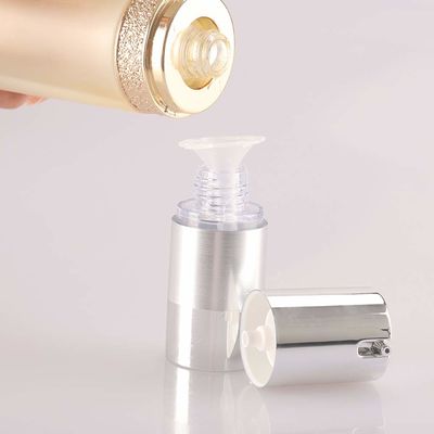 15 ml 30 ml 50 ml di plastica senza aria pompa vuoto bottiglia cosmetica a prova di perdite controllata distribuzione crema lozione imballaggio