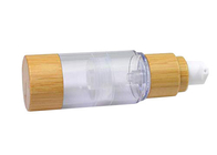 Il cosmetico senz'aria della pompa di bambù della lozione imbottiglia 100 ml senza metropolitana