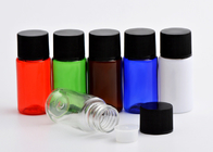 PET i piccoli contenitori di plastica della bottiglia dei pp, le bottiglie di plastica rotonde 10ml con i coperchi