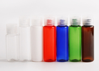 Pompi le bottiglie cosmetiche di plastica, multi bottiglia del cappuccio di vibrazione di colori 30ml per sciampo