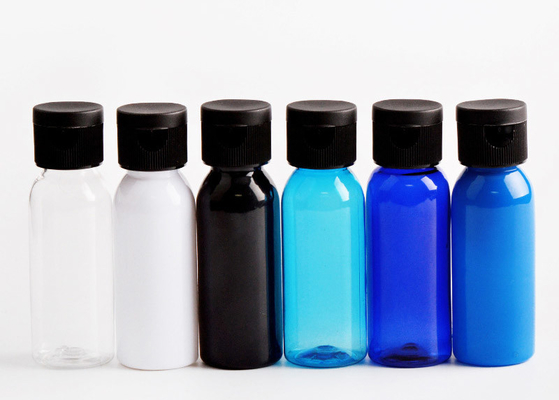 50 ml vuoto per viaggi Bottiglia di crema di lozione di plastica Hard Pet Squeeze Bottiglia per la cura della pelle Set igienici per hotel
