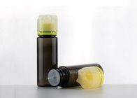 bottiglie del contagoccia di occhio di capacità 120ML, bottiglie di olio vuote con il chiaro cappuccio giallo