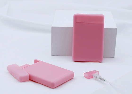 Bottiglia fine rosa riutilizzabile dello spruzzo della carta di credito della foschia per profumo