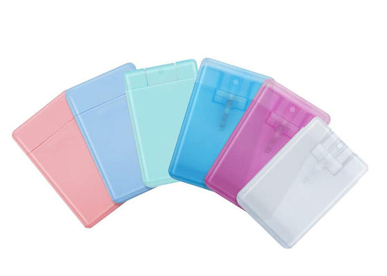 15ml 20ml Carte di credito portatili sottili Spray Bottiglia di profumo Proof Leak Fine Mist Atomizer Facile da viaggiare Uso quotidiano