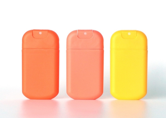 Mini spray di tasca di plastica profumo, disinfettante per le mani, carta di credito, bottiglia spray a prova di perdite e logo personalizzato