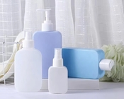 Cosmetico quadrato dell'HDPE che imballa le bottiglie di plastica dello sciampo con la pompa della lozione
