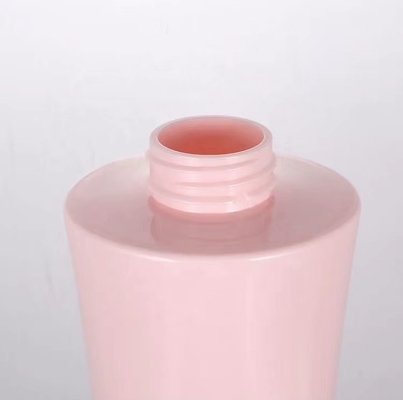 Lo sciampo rosa cosmetico di plastica imbottiglia l'imballaggio della lozione dell'ente quadrato