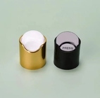 La bottiglia di plastica dello sciampo dell'ANIMALE DOMESTICO con il tappo superiore bianco nero del disco dell'oro ha personalizzato