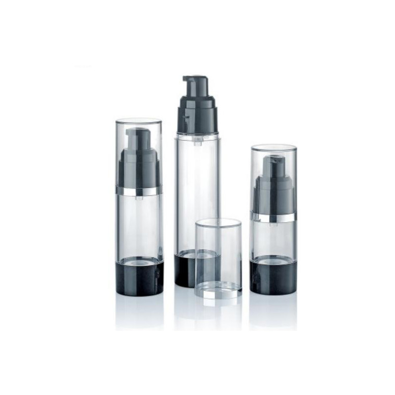 15 ml 30 ml 50 ml di plastica senza aria pompa vuoto bottiglia cosmetica a prova di perdite controllata distribuzione crema lozione imballaggio