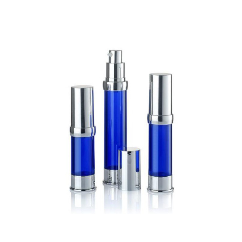 50 ml 120 ml Tonatore Rotondo Diretto Bottiglia Lozione senza aria Contenitore a doppia parete