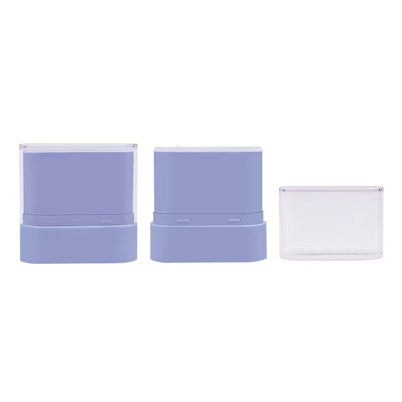10 g di deodorante cosmetico Top di riempimento di cura personale vuoto tutto di plastica di forma ovale Deodorante bottiglia