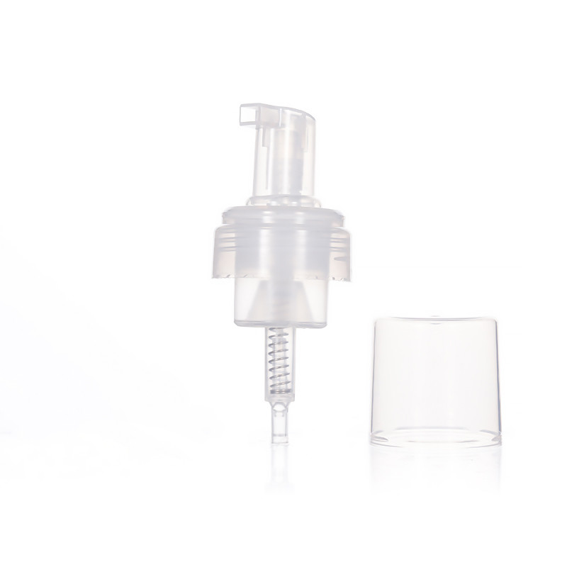 Pompa schiuma per la pulizia del viso da 42 mm, dispenser in plastica bianca, pompa lozione PP per bottiglia