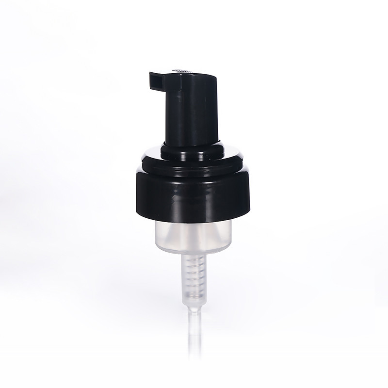Pompa schiuma per pulizia viso da 43 mm, dispenser in plastica bianca, pompa lozione PP per bottiglia