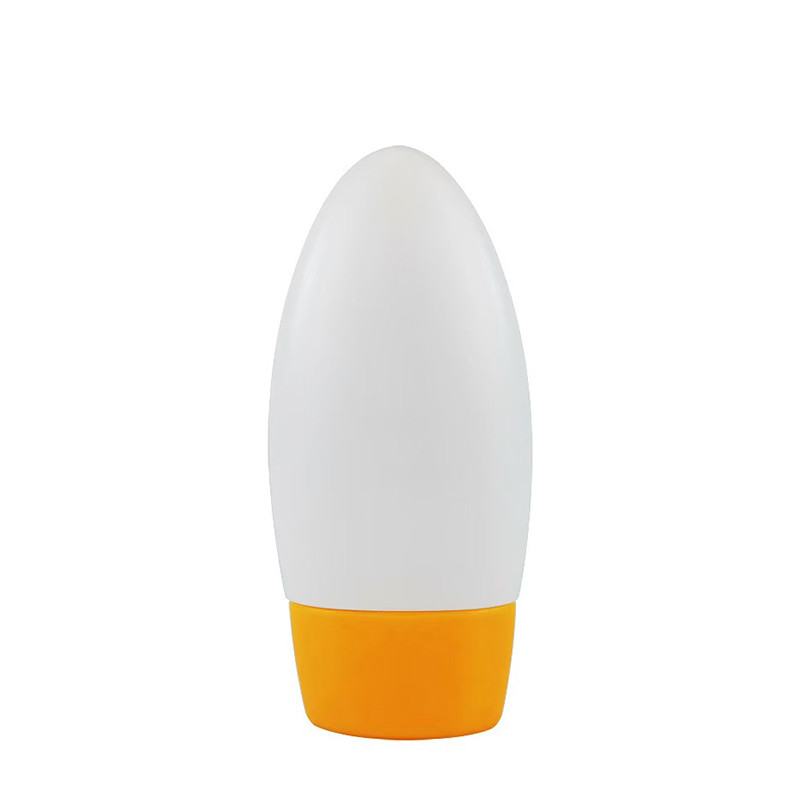 Stampa personalizzata Fornita gratuitamente 30ml 50ml Fondazione Protezione Solare Siero Lozione Bottiglia di plastica spremuta Invertita
