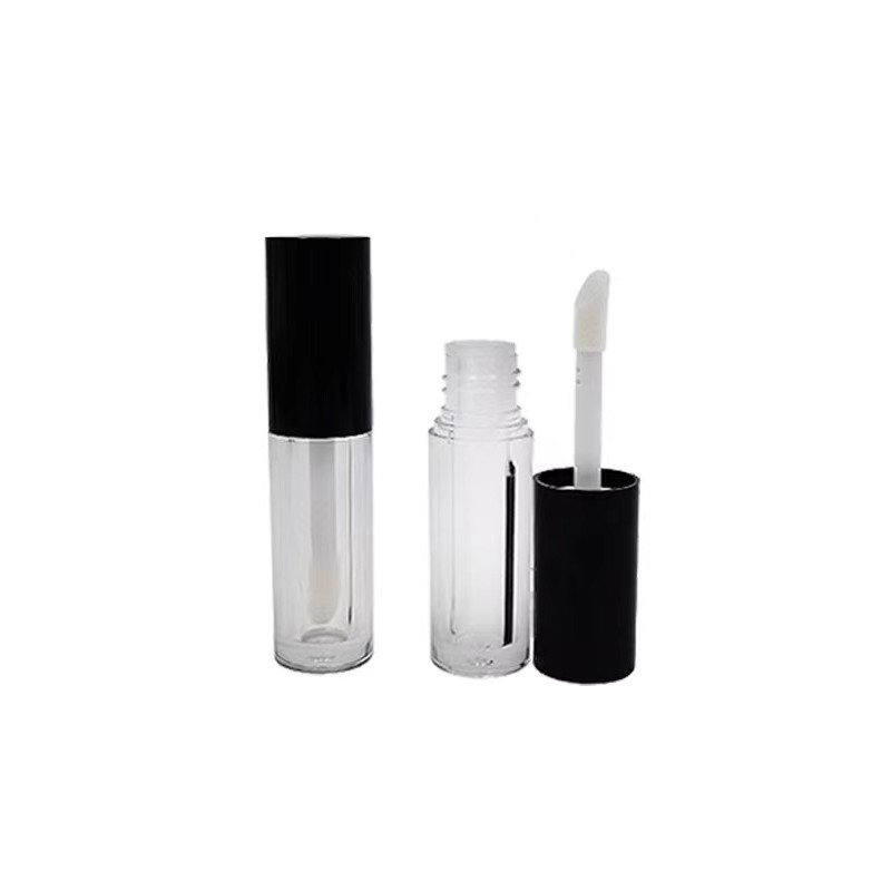 Tubo di balsamo per labbra in plastica per contenitori cosmetici Imballaggio in plastica personalizzato Tubo di rossetto vuoto 3.5G con chiusura a vite di sigillo di gomma