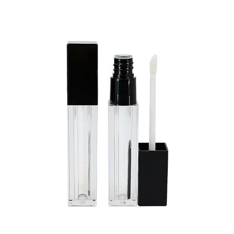 Tubo di rossetto per la bocca rotonda vuota su misura 4g con chiusura a vite di sigillo di gomma Tubo di balsamo per la bocca di plastica per imballaggi per contenitori cosmetici