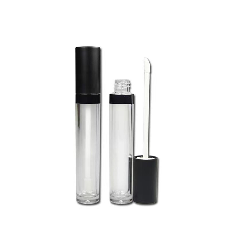 4ml tubo di rossetto imballaggio Squeeze personalizzato scatola di rossetto rossetto lucente rossetto display stand con capsula
