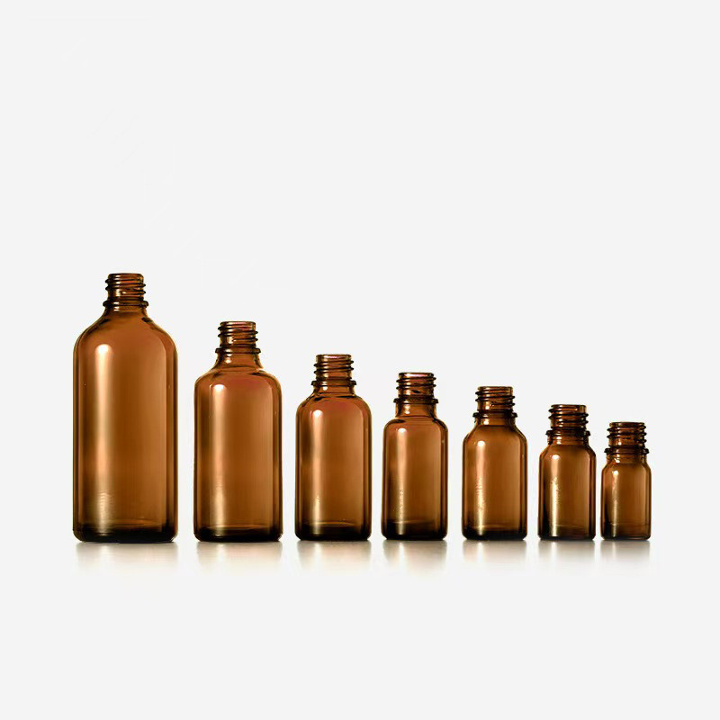 Bottiglia di olio essenziale trasparente marrone 5ml 10ml 15ml 20ml 30ml 50ml 100ml for Aromatherapy