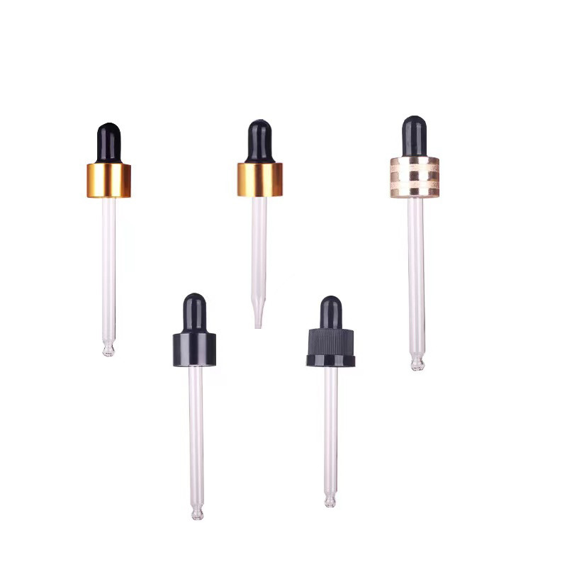 18mm 24mm PP ribbed Plastic Dropper per bottiglia di olio essenziale e versatile