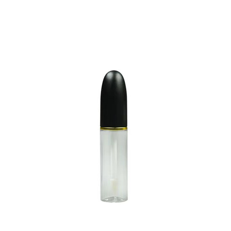 Tubo di rossetto con chiusura a vite di sigillo di gomma Tubo di balsamo labiale di plastica per contenitore cosmetico