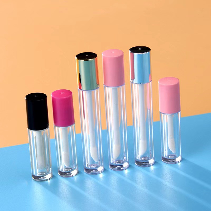 3.5g 5g labbra vuote vasca per rossetto tubo di plastica per balsamo per labbra per imballaggi cosmetici