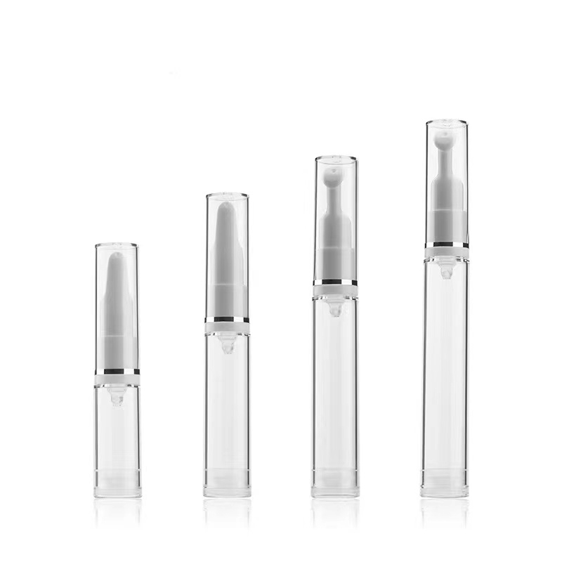 Contenitore per crema contorno occhi da 5ml 10ml 15ml con applicatore piatto airless