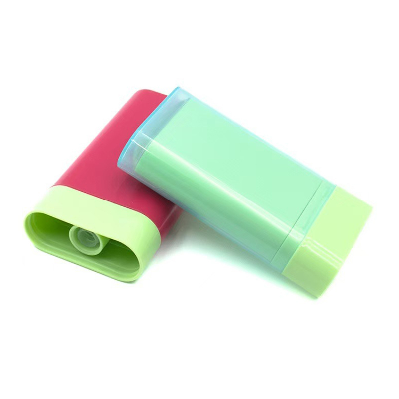 Bottiglie di plastica retrattili rotanti in vari colori possono essere utilizzate per la protezione solare e la crema per il corpo