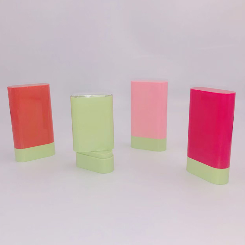 Contenitore di imballaggio cosmetico in plastica per riempimento dal basso di flacone di balsamo, riutilizzabile