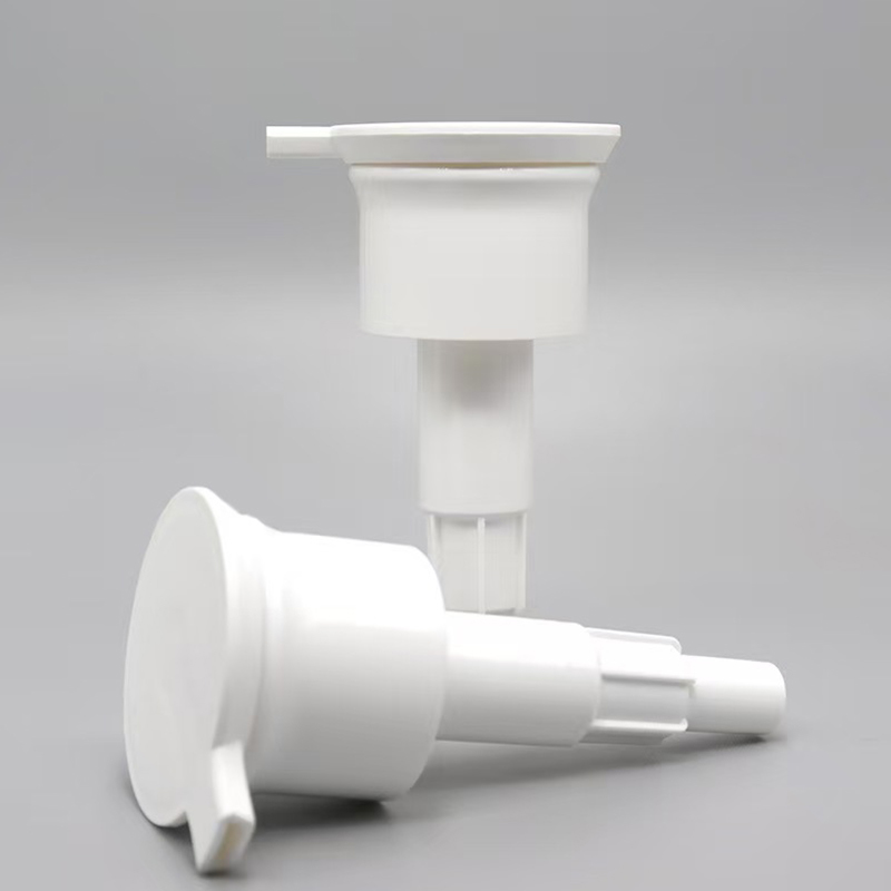 Compatibilità con la maggior parte delle bottiglie di lozione Colore personalizzato 28mm 4cc Output Big Cap Hand Cream Gel PP Plastic Pump di lozione sinistra-destra