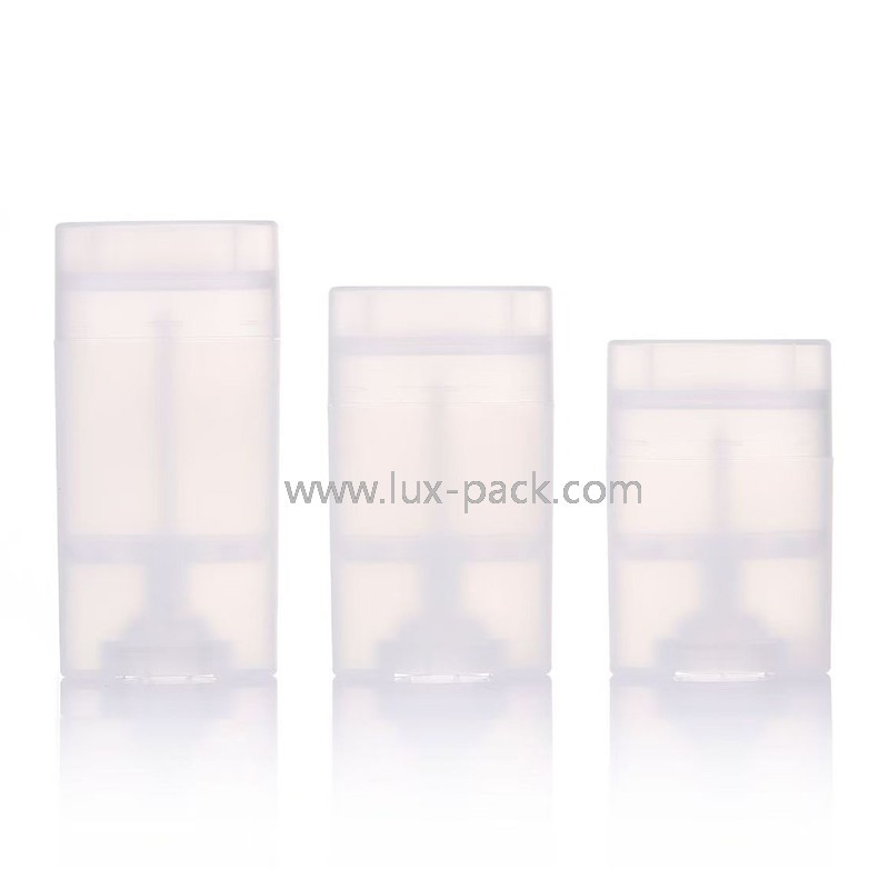 Contenitore per stick deodorante PP a vite da 35g 50g 75g, utilizzato per confezioni di prodotti per la cura della persona
