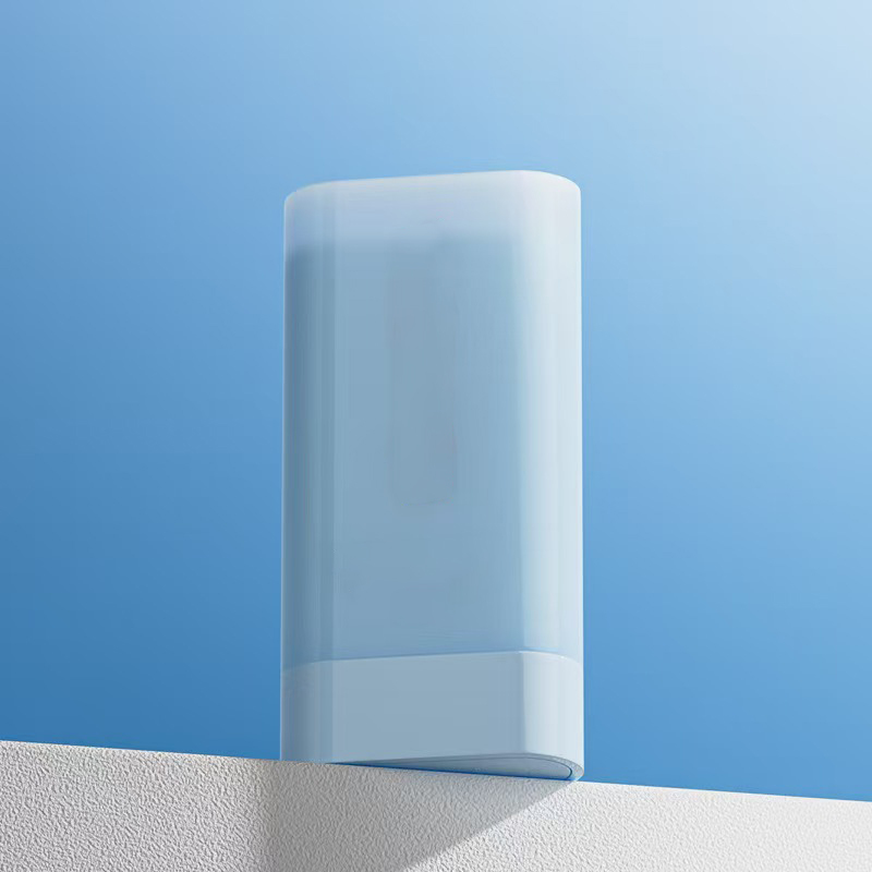 Contenitore per stick di balsamo deodorante in plastica da 20 g con fondo a molla in metallo, accetta colori personalizzati