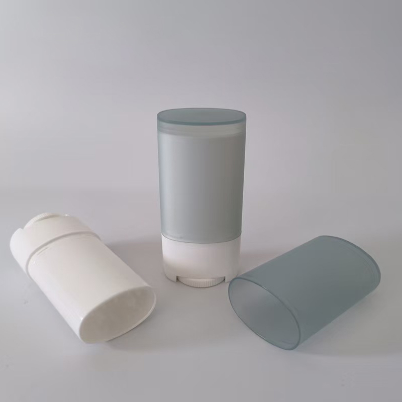Deodorante Balsamo Stick Top Rotation Contenitore di imballaggio in plastica cosmetica riutilizzabile