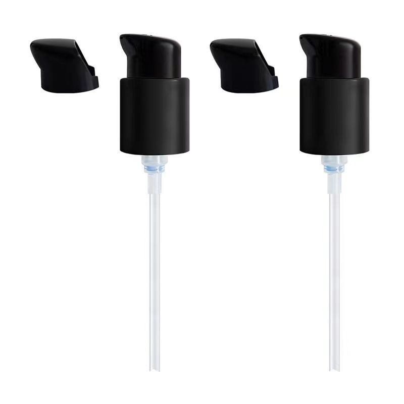 24/410 Pompa di crema per il trattamento della base cosmetica in plastica per bottiglie Imballaggi per la cura della pelle in plastica con spruzzo per bottiglie Imballaggi industriali