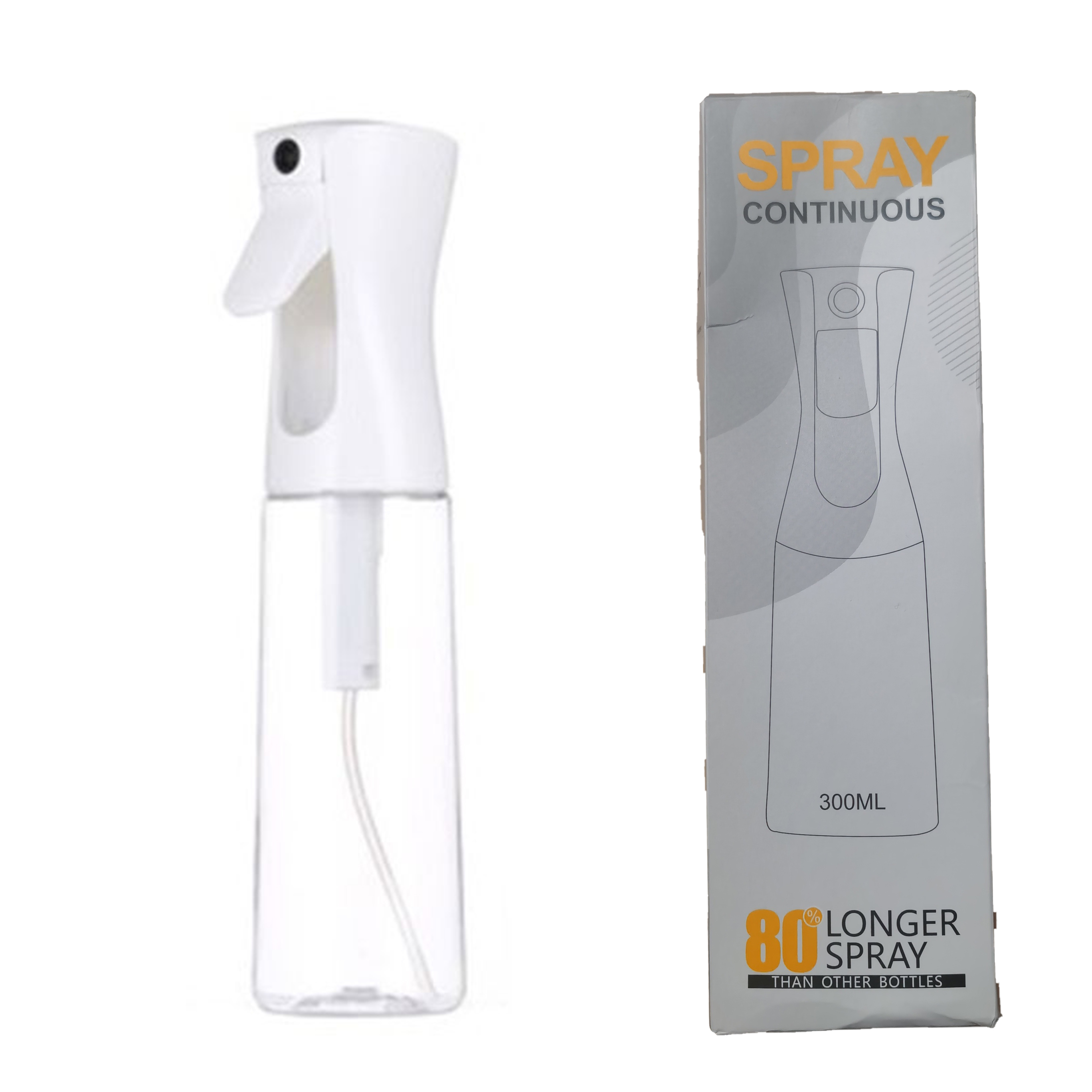 200 ml 300 ml 500 ml Spruzzatore continuo di nebbia fine Qualsiasi colore Bottiglia di spruzzo PET Spruzzatore continuo per acconciatura