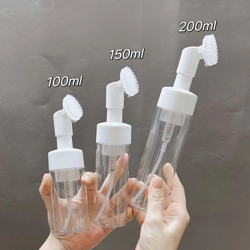 Dispenser di plastica riutilizzabile per la pulizia del viso Dispenser di pompa di sapone