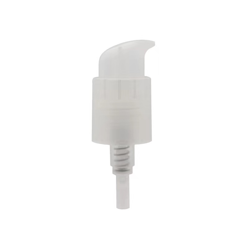 PP Plastic Lotion Pump Dispenser 24/410 Black White Silver Electroplate Cream Pump Head per l'imballaggio della fondazione del siero cosmetico