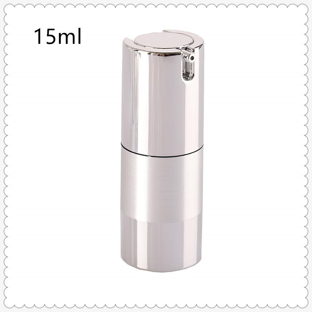 15 ml 30 ml 50 ml di plastica senza aria pompa vuoto bottiglia cosmetica a prova di perdite controllata distribuzione crema lozione imballaggio
