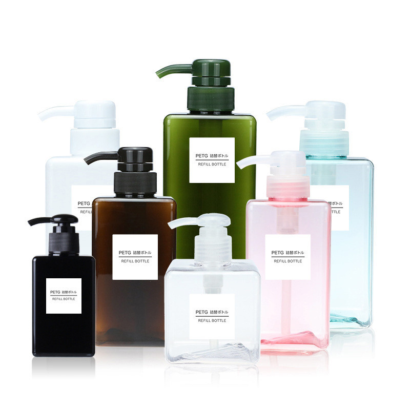 Bottiglia PETG cosmetica rotonda trasparente con tolleranza di capacità ± 5%